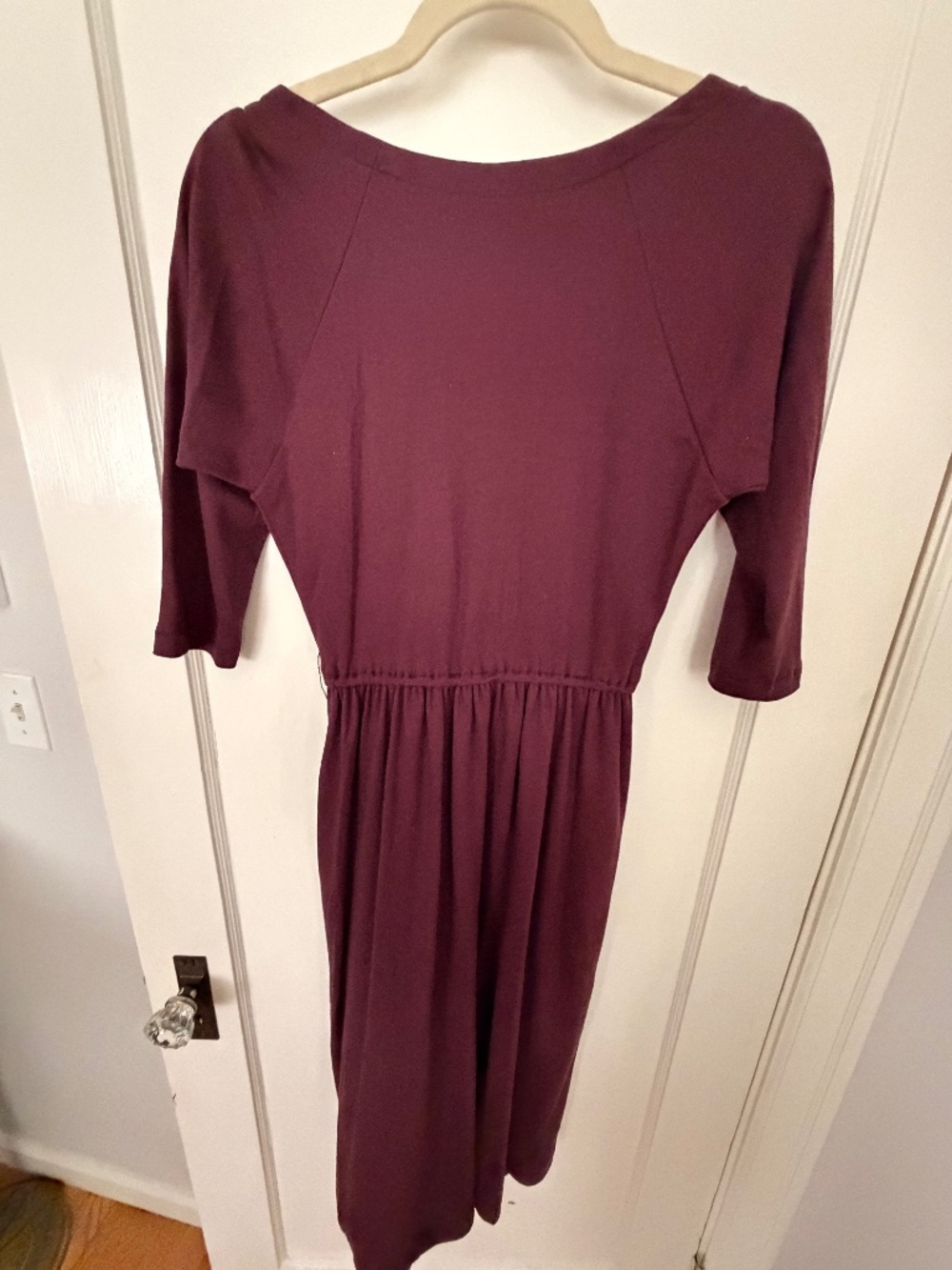 Diane Von Furstenburg Original 1970s Purple/Wine cotton dress -RARE ITEM